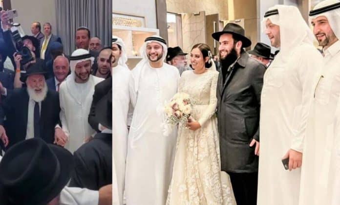 كيف تفاعل متابعون مع أضخم حفل زفاف حاخام في الإمارات؟