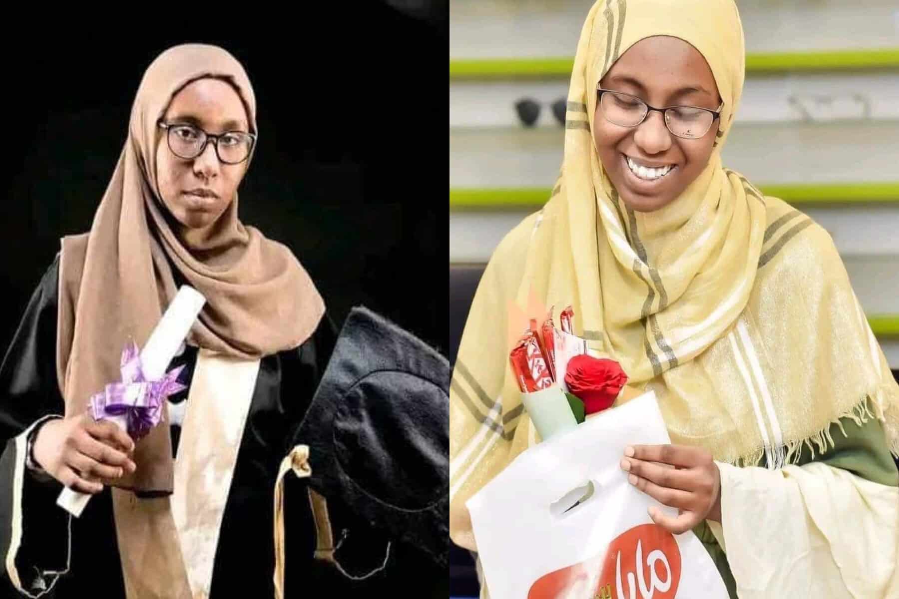 ابتسامة الطالبة السودانية أمنية موسى alarabtrend.com