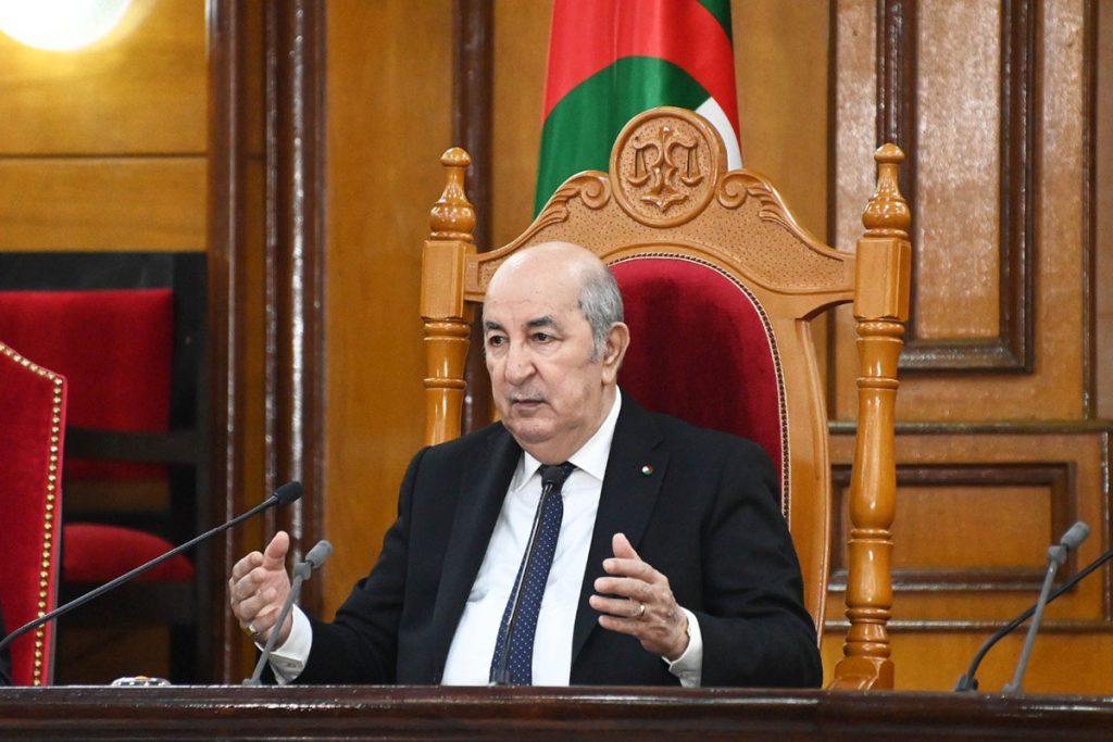 الرئيس الجزائري عبد المجيد تبون alarabtrend.com
