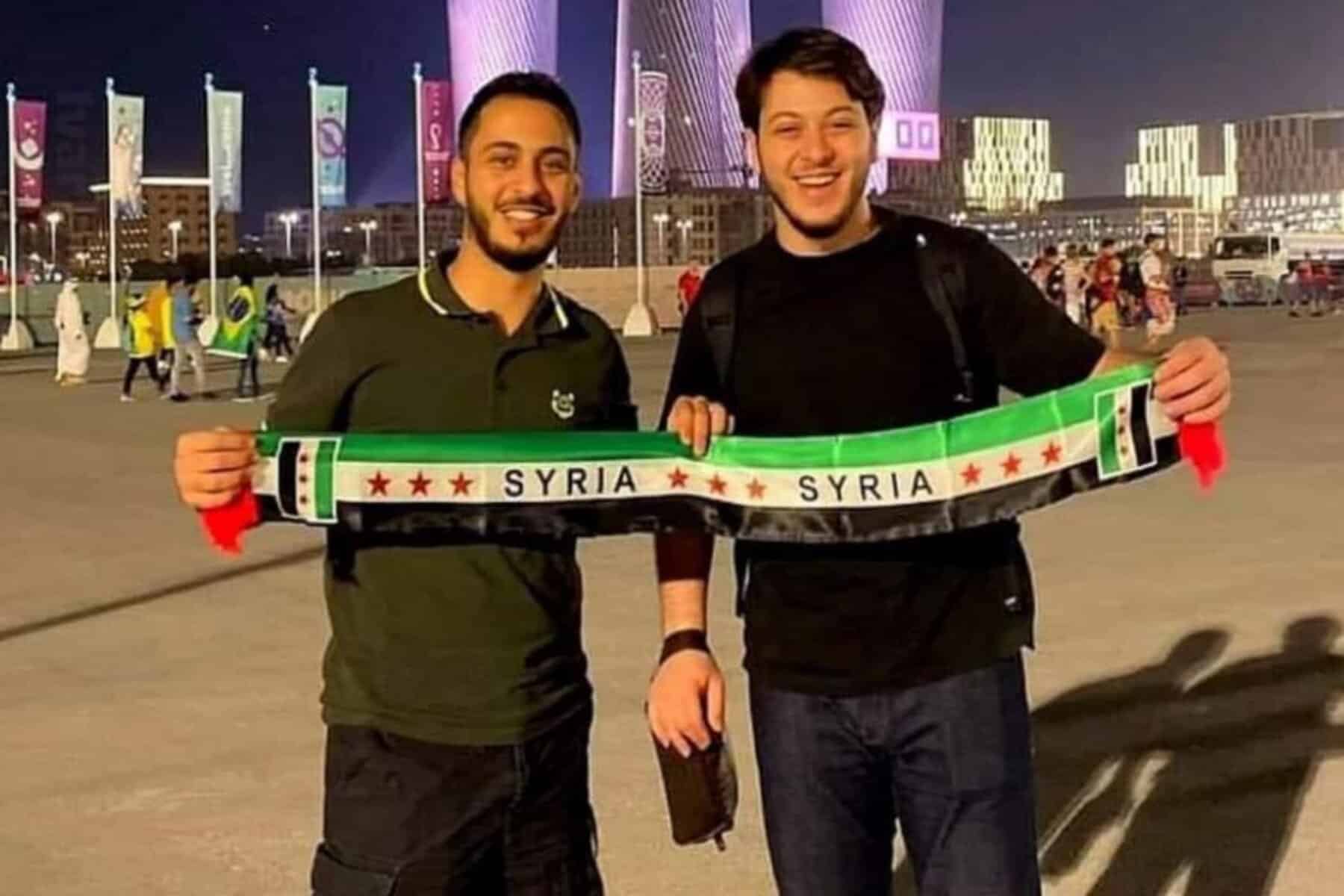 عصومي ووليد يرفعان "أغلى شعار" للسوريين