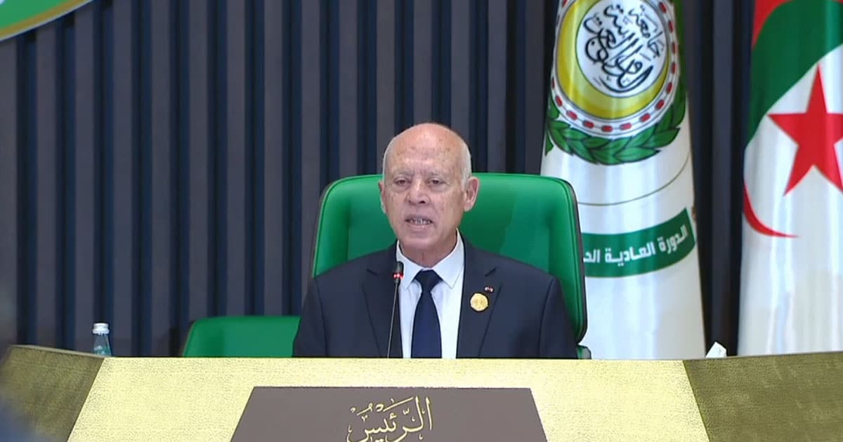 كلمة قيس سعيد في افتتاح القمة العربية alarabtrend.com