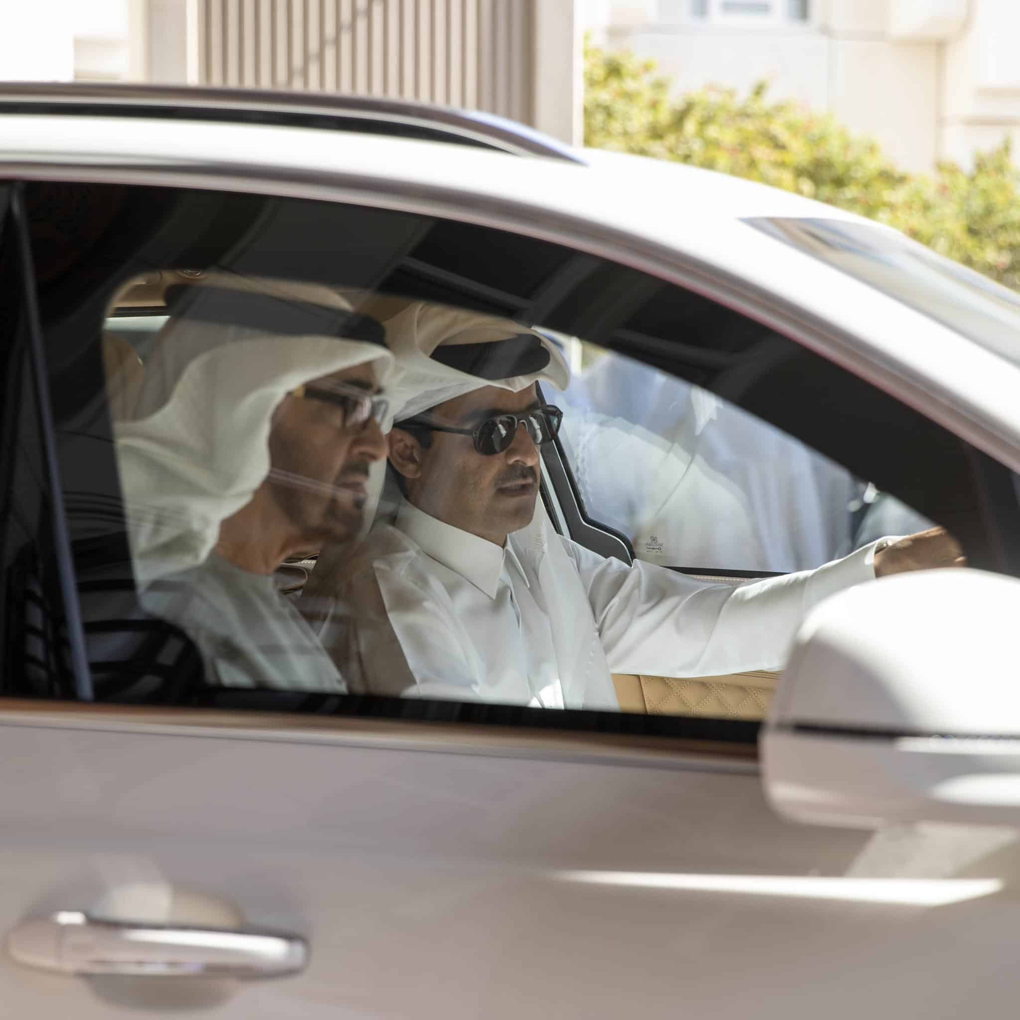 أمير قطر ورئيس دولة الإمارات