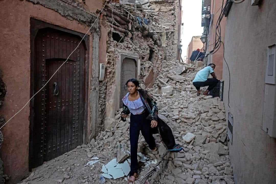 صور مؤلمة من زلزال المغرب
